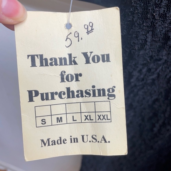 Vintage NWT Gloria Black Lace Beaded Fringe Sheer Torso Long Dress Sz XL - Picture 6 of 9